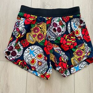 Women THF Athletic Shorts Cinco de mayo Workout Shorts tachuntfish Forward XS